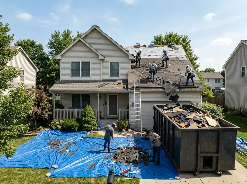 roof-replacement-debris-remova-004 — frequently asked questions, Cheapest Dumpster Rentals in Lake Zurich, IL